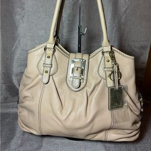 Etienne Aigner Tan 3-Way Shoulder Bag